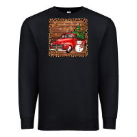 Black christmas truck coaster Premium Sweatshirt - JahusDesignShop