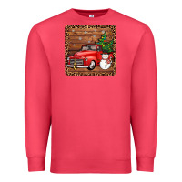Cardinal christmas truck coaster Premium Sweatshirt - JahusDesignShop