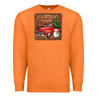 Carrot christmas truck coaster Premium Sweatshirt - JahusDesignShop