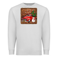 Dove Grey christmas truck coaster Premium Sweatshirt - JahusDesignShop