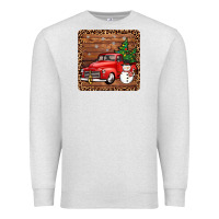 Oatmeal Heather christmas truck coaster Premium Sweatshirt - JahusDesignShop