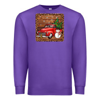 Purple christmas truck coaster Premium Sweatshirt - JahusDesignShop