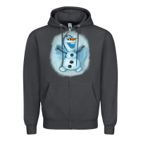 Smoke olaf snowman Zipper Hoodie - AdoDesignShop