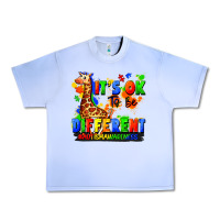 Grape Ice it's ok to be different autism awareness Urban Heavy Tee - FaDigitalArtStudio