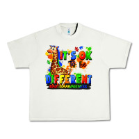 Pistachio it's ok to be different autism awareness Urban Heavy Tee - FaDigitalArtStudio