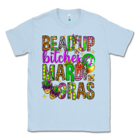 Dusty Blue Bead up bitches it's Mardi Gras Classic Tee - HowdyJamesFarm