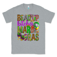 Heather Grey Bead up bitches it's Mardi Gras Classic Tee - HowdyJamesFarm