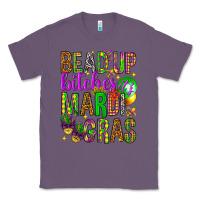Lavender Bead up bitches it's Mardi Gras Classic Tee - HowdyJamesFarm