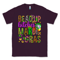Plum Bead up bitches it's Mardi Gras Classic Tee - HowdyJamesFarm
