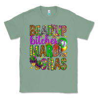 Sage Bead up bitches it's Mardi Gras Classic Tee - HowdyJamesFarm