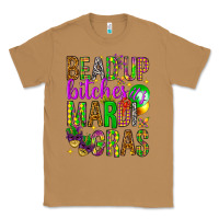 Toasted Coconut Bead up bitches it's Mardi Gras Classic Tee - HowdyJamesFarm