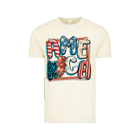 Vintage Arctic America with lightning bolt 4th of july Vintage Tee - FaDigitalArtStudio
