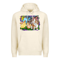 Tofu easter farm chicks and bunny Premium Hoodie - RanaPortraitStore