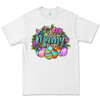 White Easter Mama Happy Easter Day Premium Tee - CowGirlArtShop