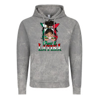 Cloud Rock proud latina messy bun mama Vintage Hoodie - BundleAndBundleShop