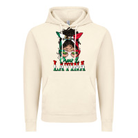 Vintage Artic proud latina messy bun mama Vintage Hoodie - BundleAndBundleShop