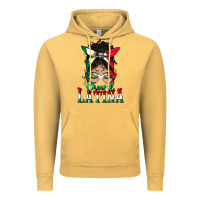 Vintage Mustard proud latina messy bun mama Vintage Hoodie - BundleAndBundleShop