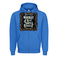 True Royal whiskey bent hell bound black Zipper Hoodie - AdoDesignShop