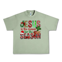 Oil Green jesus is the reason for the season christmas bbs Urban Heavy Tee - BundleAndBundleShop