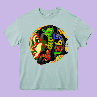 Juneteenth 1865 Heavy Core Tee Designed By Cowgirlartshop