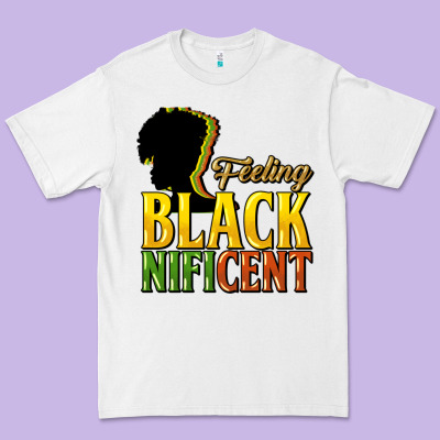Feeling Blacknificent Premium Tee Designed By Howdyjamesfarm