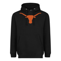 Black texas longhorns Heavyweight Hoodie - DesignPulse