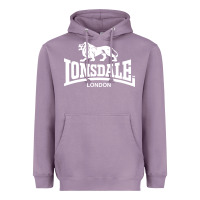 Lavender lonsdale classic logo lion Heavyweight Hoodie - DesignPulse