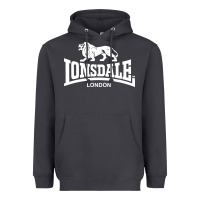 Smoke lonsdale classic logo lion Heavyweight Hoodie - DesignPulse