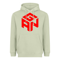 Matcha GAN CUBE TIME Heavyweight Hoodie - DesignPulse