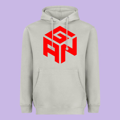 Gan Cube Time Heavyweight Hoodie Designed By Designpulse