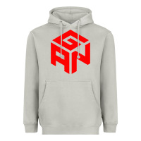 Moon Dust GAN CUBE TIME Heavyweight Hoodie - DesignPulse