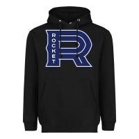 Black laval rocket Heavyweight Hoodie - DesignPulse