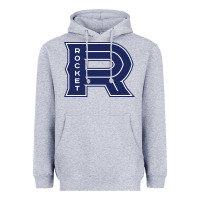 Heather Grey laval rocket Heavyweight Hoodie - DesignPulse