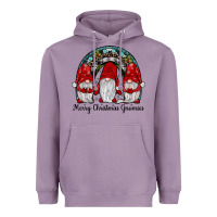 Lavender merry Christmas Gnomes Rainbow Heavyweight Hoodie - JahusDesignShop