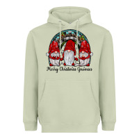 Matcha merry Christmas Gnomes Rainbow Heavyweight Hoodie - JahusDesignShop