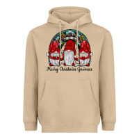 Mushroom merry Christmas Gnomes Rainbow Heavyweight Hoodie - JahusDesignShop