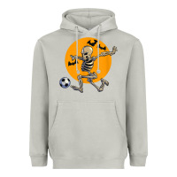 Moon Dust skeleton soccer player funny halloween blood moon Heavyweight Hoodie - DesignPulse