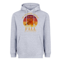 Heather Grey feminist my favorite season is fall patriarchy retro vintage long slee Heavyweight Hoodie - DesignPulse