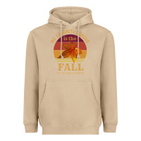 Mushroom feminist my favorite season is fall patriarchy retro vintage long slee Heavyweight Hoodie - DesignPulse