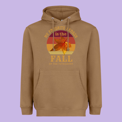 Feminist My Favorite Season Is Fall Patriarchy Retro Vintage Long Slee Heavyweight Hoodie Designed By Designpulse
