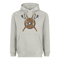 Moon Dust renaissance fair faire festival medieval theme axe shield Heavyweight Hoodie - DesignPulse