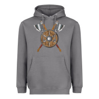 Storm renaissance fair faire festival medieval theme axe shield Heavyweight Hoodie - DesignPulse
