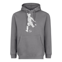 Storm soccer player ball Heavyweight Hoodie - DesignPulse
