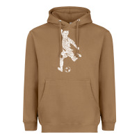 Toasted Coconut soccer player ball Heavyweight Hoodie - DesignPulse