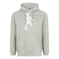 Moon Dust soccer player ball Heavyweight Hoodie - DesignPulse
