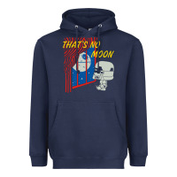 Navy that's no moon Heavyweight Hoodie - DesignPulse
