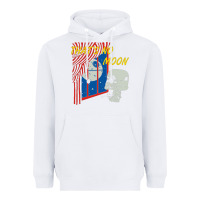 White that's no moon Heavyweight Hoodie - DesignPulse