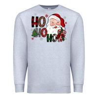 Heather Grey ho ho ho Premium Sweatshirt - JahusDesignShop