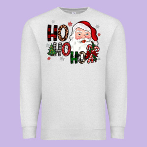 Ho Ho Ho Premium Sweatshirt Designed By Jahusdesignshop
