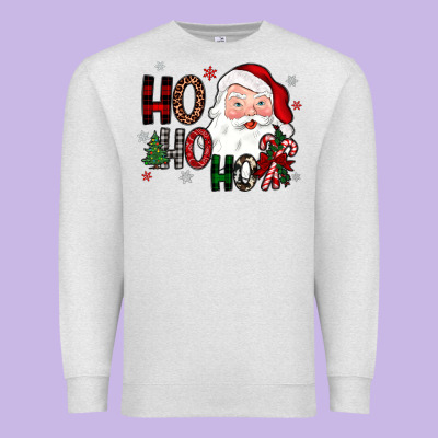 Ho Ho Ho Premium Sweatshirt Designed By Jahusdesignshop